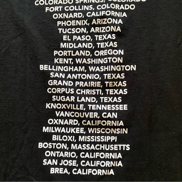 JO KOY Break The Mold Black Short Sleeve Tour T-Shirt - Men's Size Medium. - Picture 5 of 10